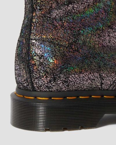 Botas Con Cordones Dr Martens 1460 Pascal Metallic Cuero Para Mujer DR8593D